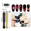 Nail Art Magnetic Stick Wand Pen Set for 3D Cat Eye Gel Painting Nails Art Magnet Wand UV Gel Polish Magic Manicure Tools preview-5