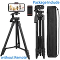 NA3560 Phone Tripod 55in Professional Video Recording Camera Photography Stand for Xiaomi HUAWEI iPhone Gopro with Selfie Remote preview-7
