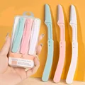 1/3Pcs Eyebrow Trimmer Facial Epilators for Women Pocketknife Eyebrow Profiler Hair Remover for Ladies Face Eyebrow Shape Shaver