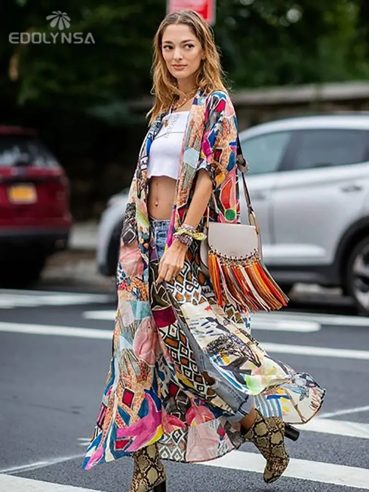bohemian kimono dress