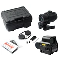 558+G43 Holographic Collimator Sight  Red Dot DOptic Sight Reflex with  With Full Marking 20mm Rail Mounts for Rifle Hunting