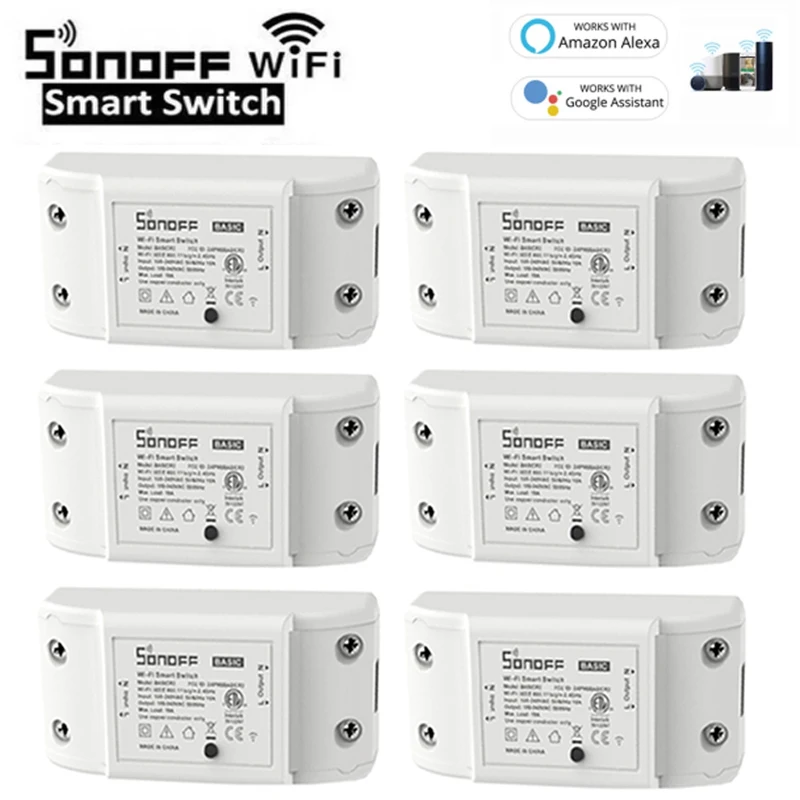 Sonoff Basic R Smart Home Wifi Wireless Switch Wifi Breaker Module Work