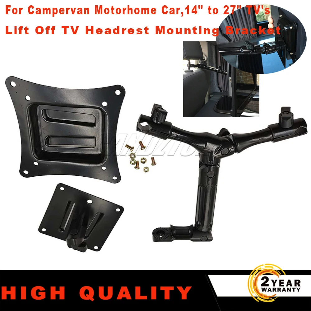 TV Headrest Mounting Bracket Fit For Campervan,Motorhome,Car,14" to 27" TV's-animated-img