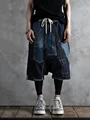 PFNW Darkwear Japanese Retro Niche Design Style Jeans Men Asymmetric Spliced Casual Short Pants Tide Chic Fashion Shorts 12A4384 preview-4