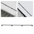 2.44m/8ft Handrail Stair Railing Wall Mount Hand Rail with Installation Kit preview-4