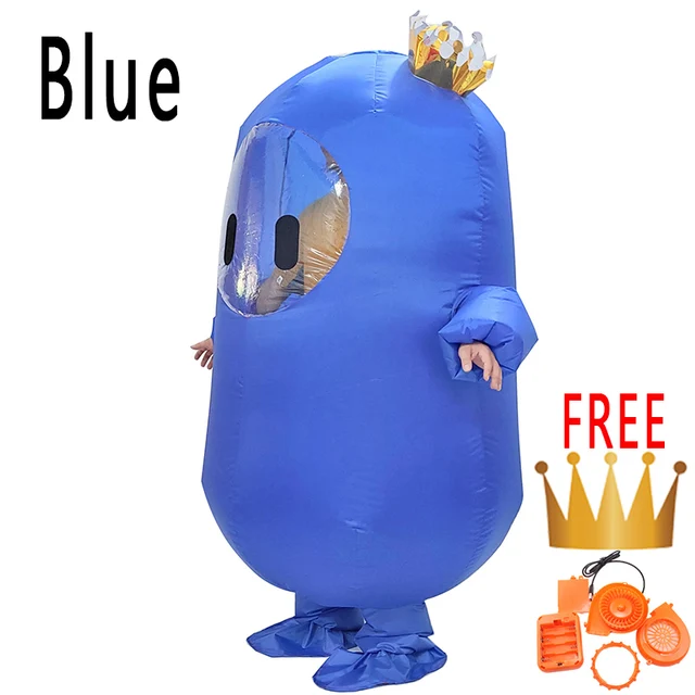 Fall Guys Inflatable Costume Girl Women Men Kid Adult Jellybean Game  Stumble Anime Cosplay Halloween Birthday Party Blow Up Suit | Fruugo CZ
