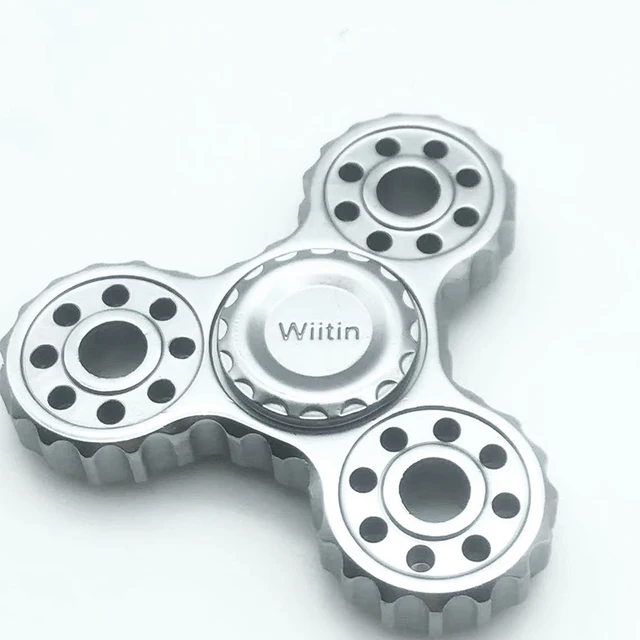 Gear Fidget Spinner EDC Intelligent Ghost Tooth Gear Fingertip Gyro High-End Adult Metal Fidget Toy Decompression Artifact-animated-img