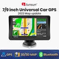 Junsun 7 Inch Car GPS Navigation Touch Screen 256M+8G FM Voice Prompts Europe Map Free Update Truck GPS Navigators 2023