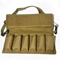 Tactical Molle 6 Holes 9mm Magazine Pouch Holster Airsoft Pistol Cross-body Cartridge Storage Bag for Glock 17 19 22 Colt 1911 preview-4