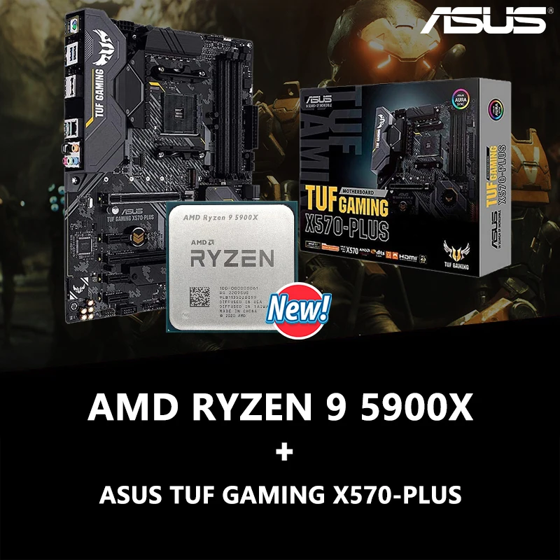 Купить Алиэкспресс | NEW AMD Ryzen 9 5900X R9 5900X + ASUS TUF Gaming ...
