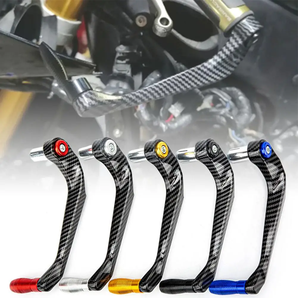 Motorcycle Cnc Aluminum Alloy Handlebar Brake Clutch Lever Hand Guard Protector Modification Accessories Handguard-animated-img