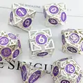 DND Dice Set Dungeon and Dragon Dice with Gift Bag & Dice Bag Metal Polyhedral Dice Large D&D Dice Set for RPG TRPG Pathfinder