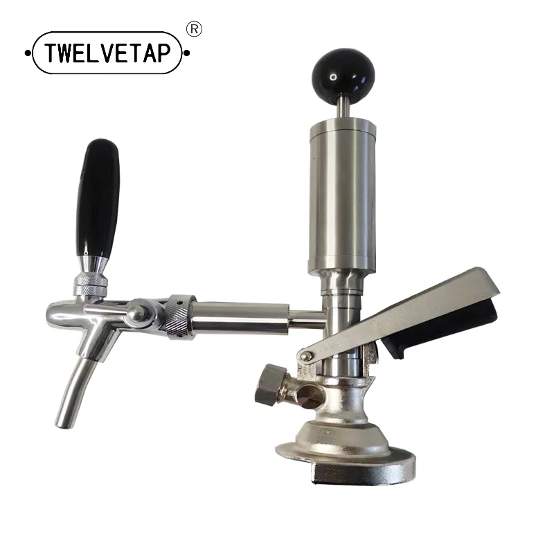 TWELVETAP-Portable Beer Keg Pump, Manual Pump Dispenser, Wine Beating Device, Party Club, Home Brewing Barrel Accessories-animated-img