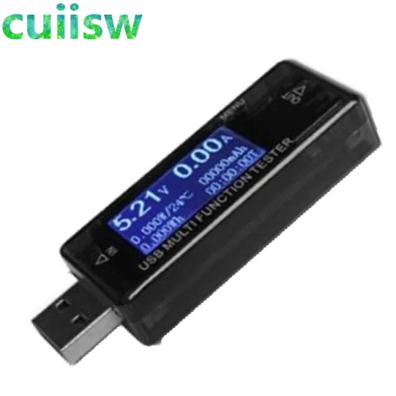 KWS-MX16 USB Tester Current Voltage Digital Dispay Charger Capacity Doctor Quick Charge Power Bank Meter Voltmeter 4V-30V 0-5A-animated-img