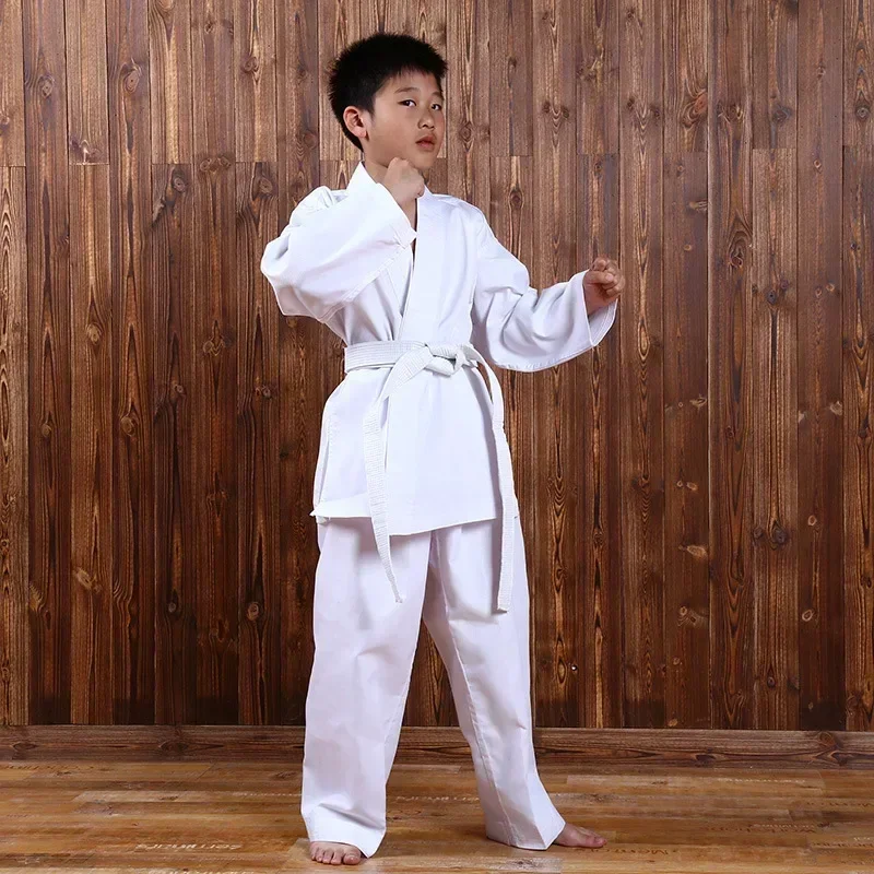 Taekwondo Sportswear Karate Suits for Children Sports Training Suits Adult Karate Uniform Judo Suits Clothes-animated-img