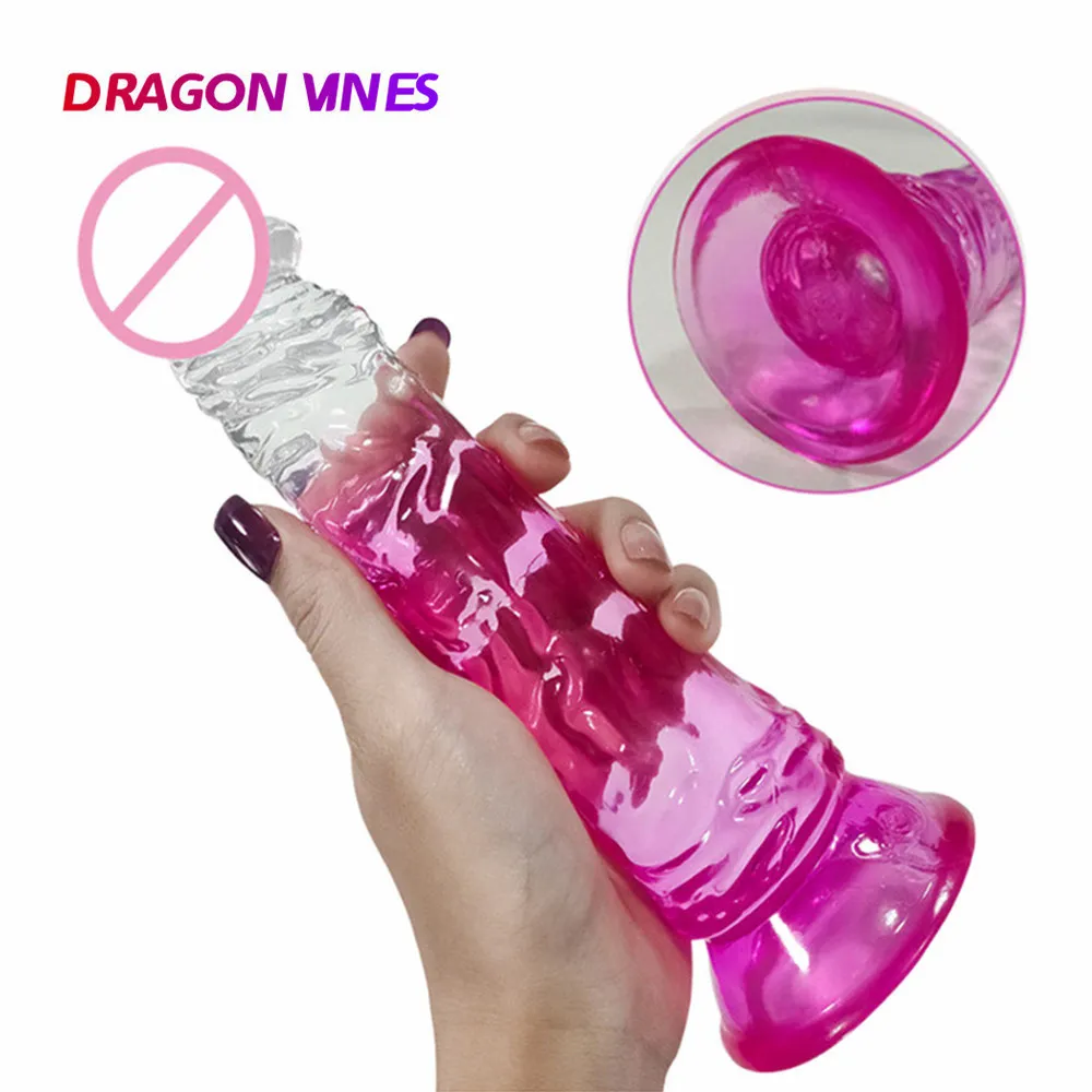 קנו אלי אקספרס | Purple Realistic Dildo With Suction Cup Huge Jelly Dildos  Sex Toys For Woman Big Fake Dick Penis Anal Butt Plug Erotic Sexo Shop