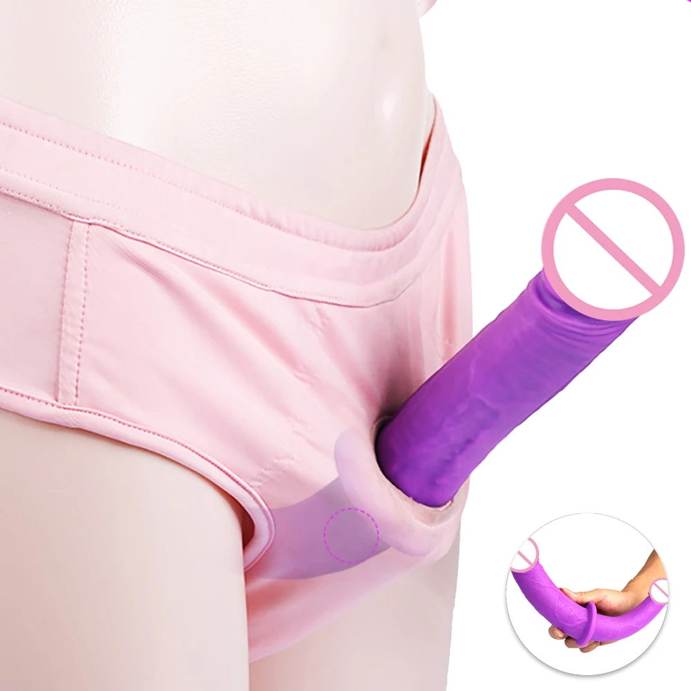 Купить Секс товары | Realistic Soft Dildo Strapless Strapon For Gay Male  Female Double Penetration Super Long Anal Vagina Masturbator Sextoyse Couple