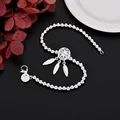 Andara 925 Sterling Silver Bracelet Dream Catcher Fashion Pop Bracelet For Women Charm Jewelry Engagement Gift preview-3