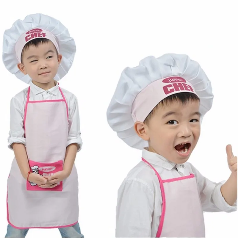 junior chef apron and hat