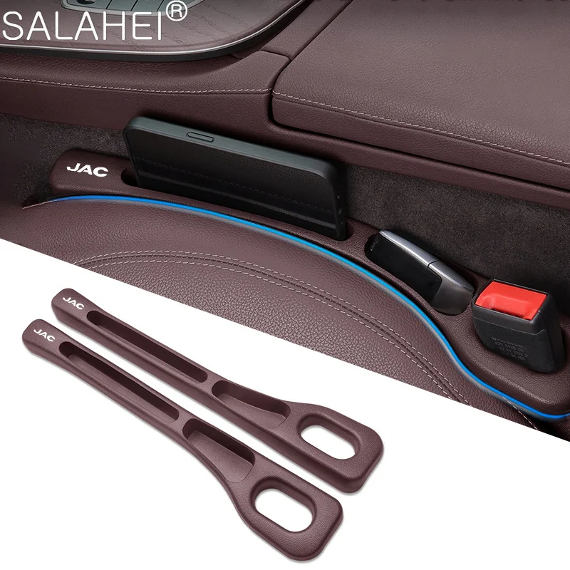 For JAC S3 S2 S4 S5 S7 T40 X4 R3 Refine SEI JS8 J8 Car Seat Gap Leak-proof Storage Plug Strip Filler 2 Slot Interior Accessories-animated-img