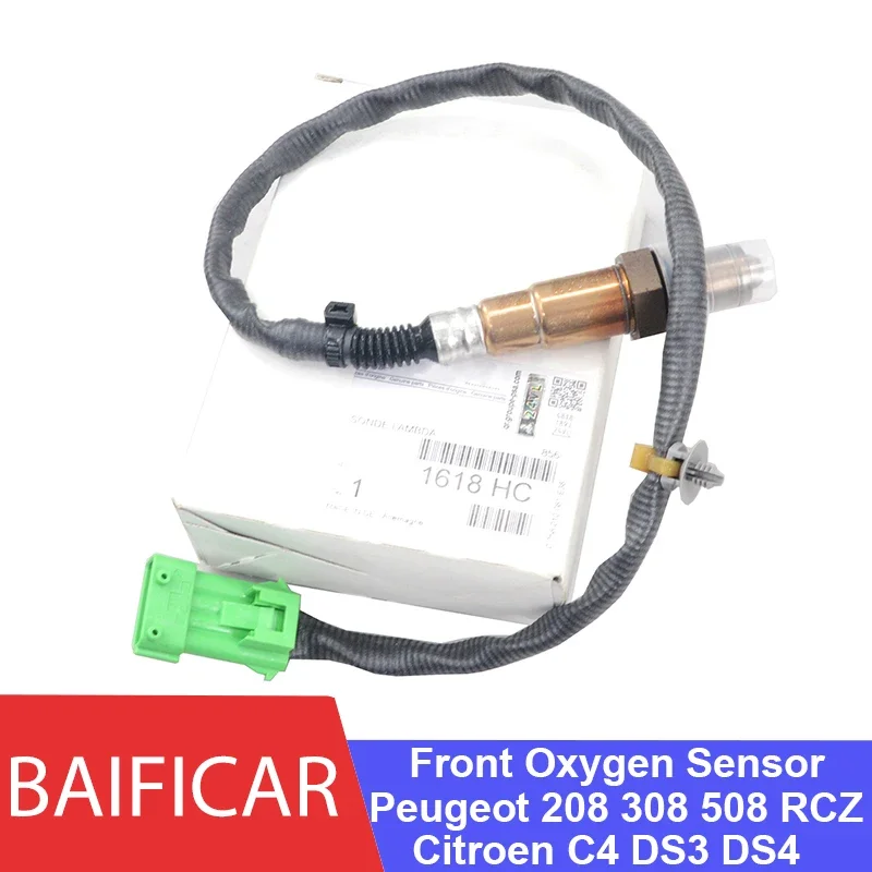 Baificar Brand New Genuine 4 Wire Front Lambda Oxygen Sensor 1618HC For Citroen Peugeot C4 DS3 DS4 208 308 508 RCZ 1.6THP-animated-img