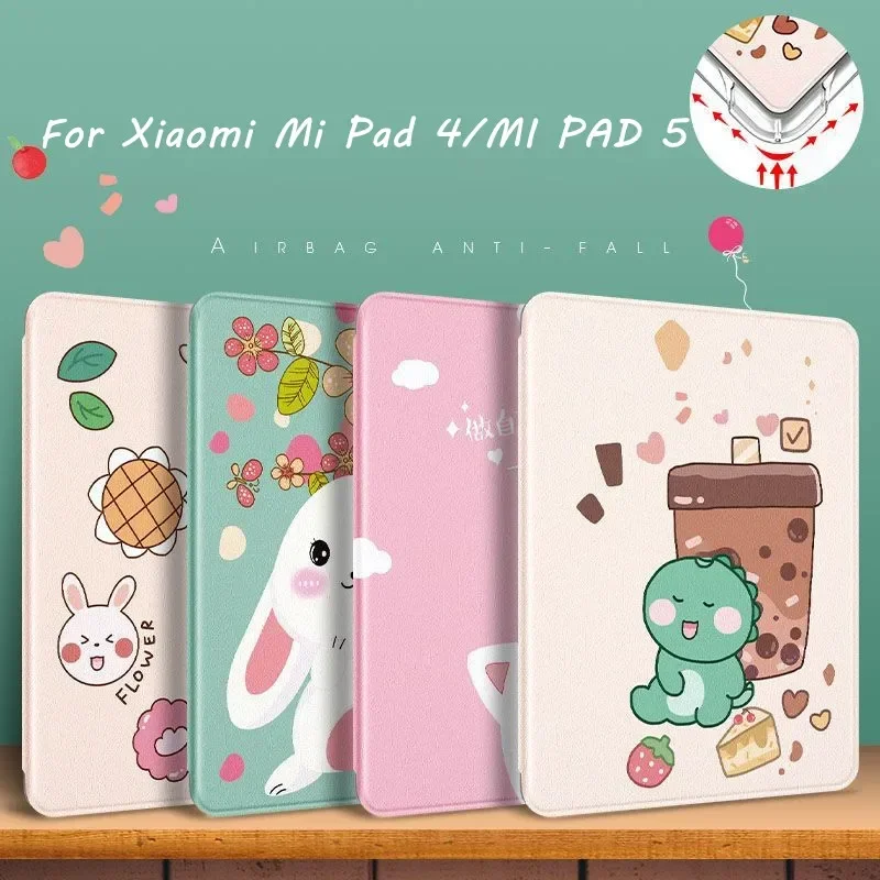 Redmi Pad SE for Xiaomi Mi Pad 5 6 Pro Case 11" Flip Tablet Stand Leather Smart Cover MiPad 4 Plus Case 10.1" MI PAD 4 5 Shell-animated-img