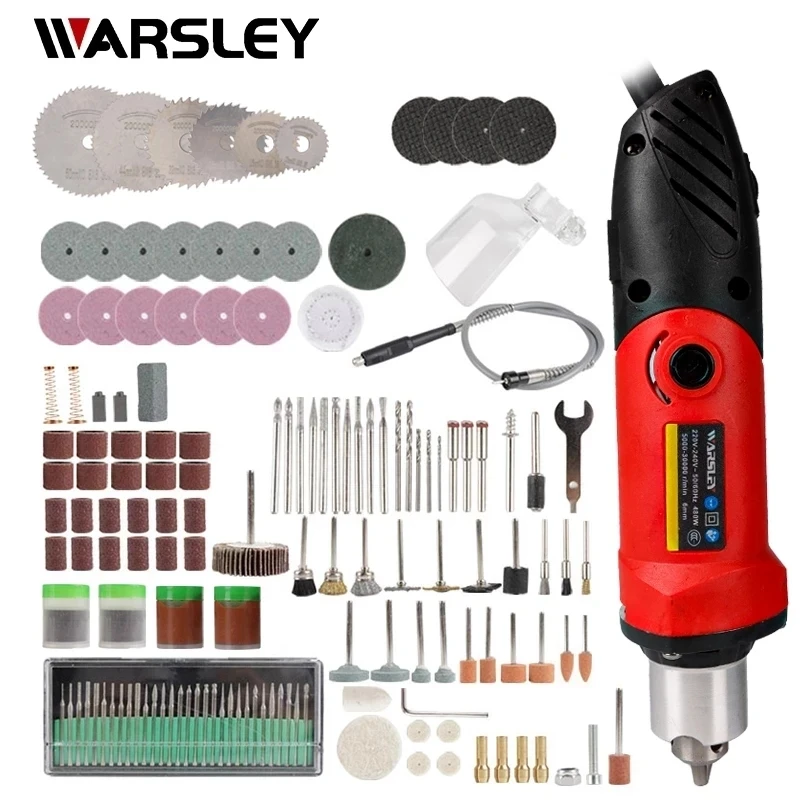 480W High Power Rotary Tool Dremel Accessories Electric Grinding Machine 220V Drill Tools Mini Engrvrer Stand for Drill-animated-img