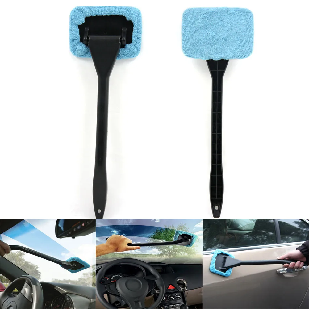 Car Windshield Cleaner Microfiber Car Window Cleaning Brush with