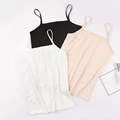 Summer Women Camisoles Crop Top Sleeveless Shirt Lady Bralette Tops Strap Home Sleepwear Camisole Base Vest Tops fit for 35-70kg preview-4