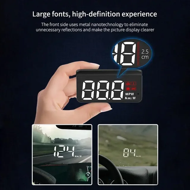 M3 Car HUD OBD2 Head Up Display Speedometer Monitor Projector On Board Digital Accessories Windshield Auto Electronic Compu I4G5-animated-img