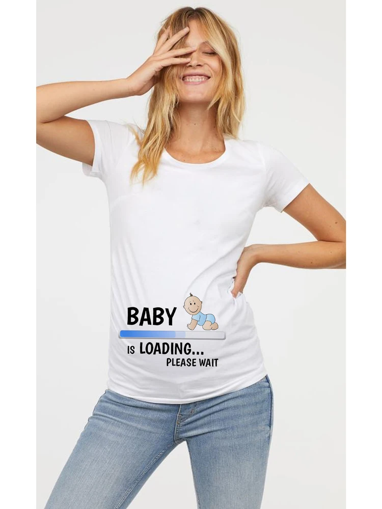 Maternity t shirt funny Clearance