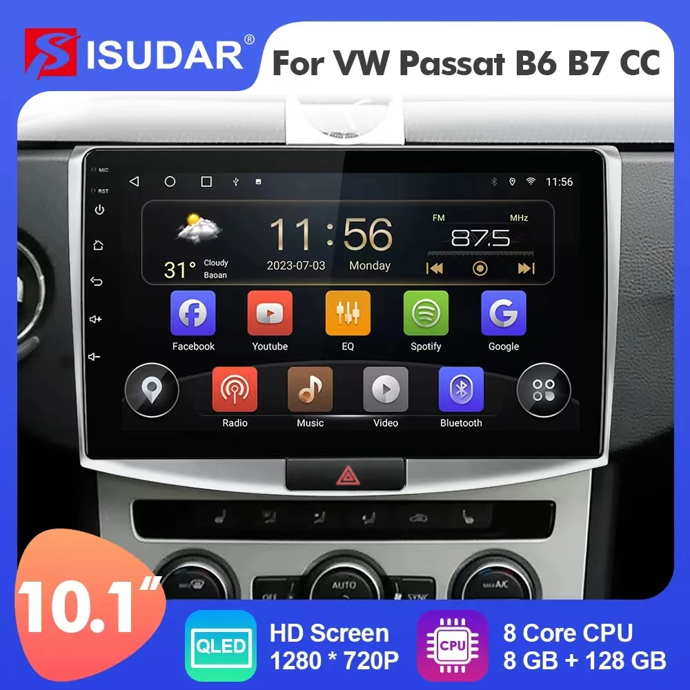 for VW Tiguan 2007-2016 Apple Carplay Android 11 Autoradio GPS Navi WiFi  DSP SWC - China Tiguan Radio, VW Radio
