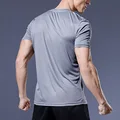 Camiseta Hombre Manga Corta Running Camisetas Mens Jersey Sportswear Jogging t Shirt Quick Dry Sport Tee Fitness Gym top quality preview-1