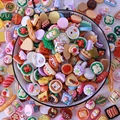 10-20PCS kids Miniature Dollhouse Food Supermarket Mini Snack Simulation Doll Kitchen Accessories Toys preview-2