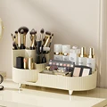 XIAOGUI Makeup Organizer Cosmetic Box Rotating Pen Holder Bathroom Organizer Plastic Organizing Boxes Acrylic Organizer Storage