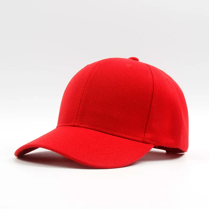 Men Women 6 Panel Plain Baseball Cap 