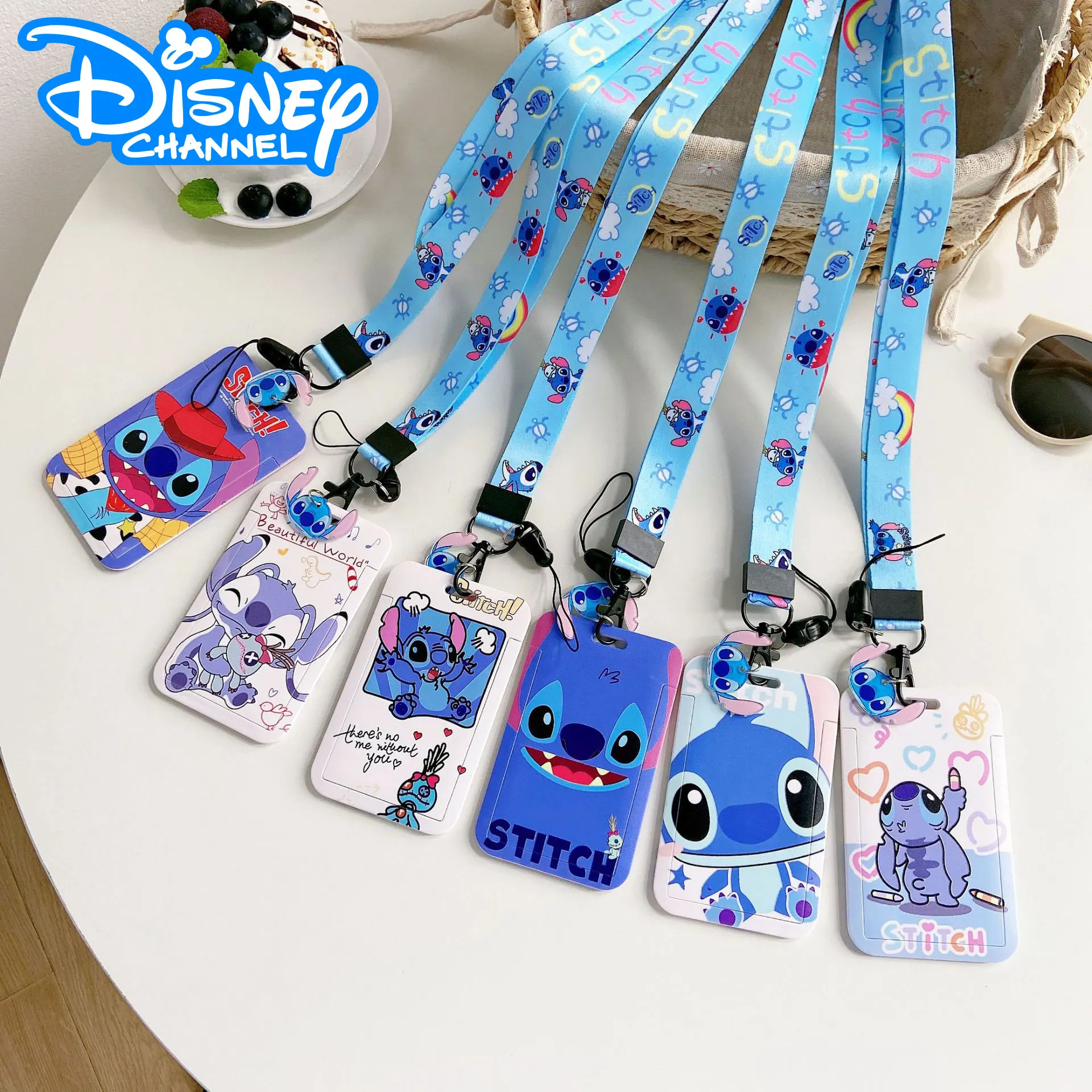 Bus Card Case Lanyard, Stitch Card Holder