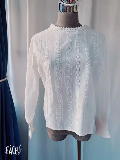 Summer Women Blouses White Shirt Female 