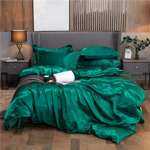 silk satin duvet cover