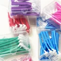 L type Toothbrush Interdental brush interchangeable interdental brush posterior interdental brush orthodontic toothbrush preview-3