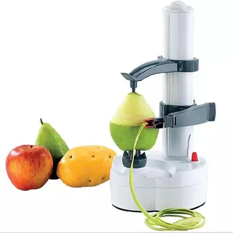 Multifunction Stainless Steel Electric Peeler Automatic Fruit Peeler Vegetable Cutter Three Spare Blades Potato Peeler Machine-animated-img