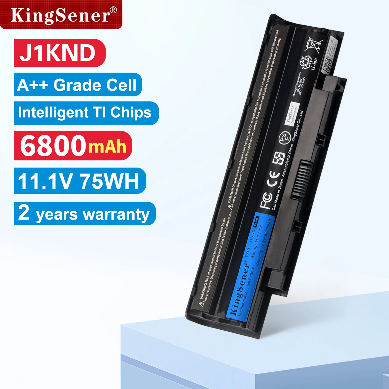 KingSener  J1KND Laptop Battery for DELL Inspiron N4010 N3010 N3110 N4050 N4110 N5010 N5010D N5110 N7010 N7110-animated-img