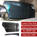 LHD Car Interior Center Console Armrest Box Cover / Side Strip Trim For BMW 5 Series E60 E61 2004 2005 2006 2007 2008 2009 2010