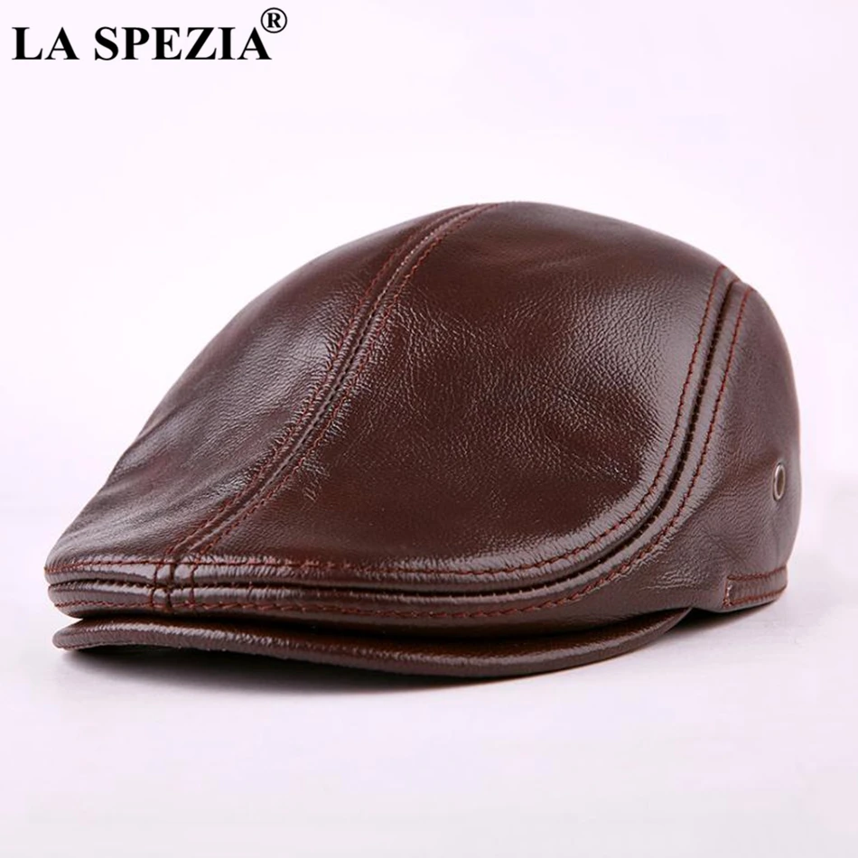 LA SPEZIA Classic Beret Caps Men Warm 