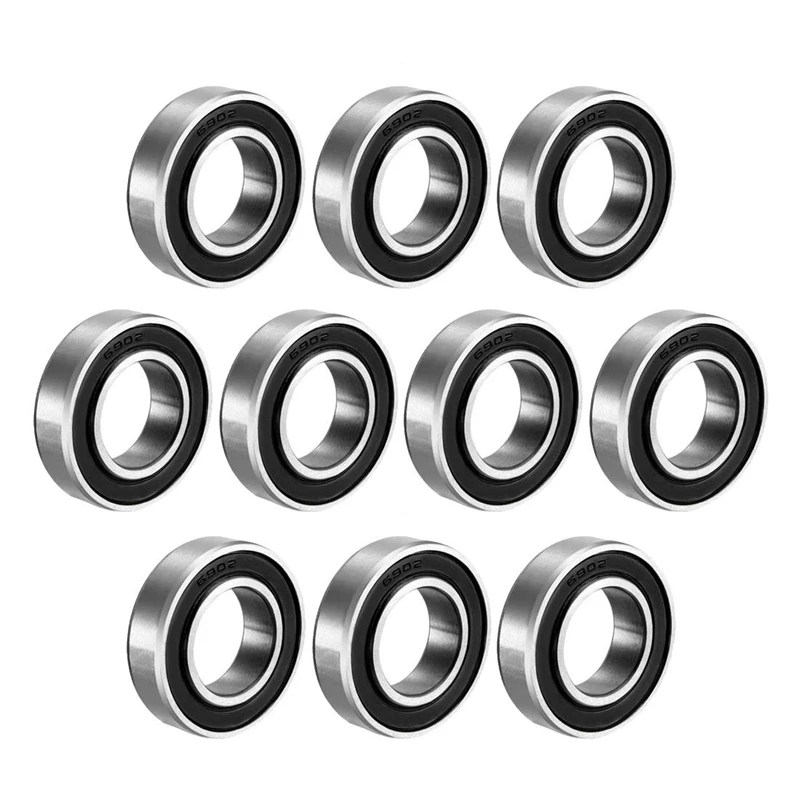 10PCS 6902-2RS Bicycle Hub Bearing 15X28X7 Mm 6902 2RS Ball Bearings 6902RS For KOOZER XM490 Hub-animated-img