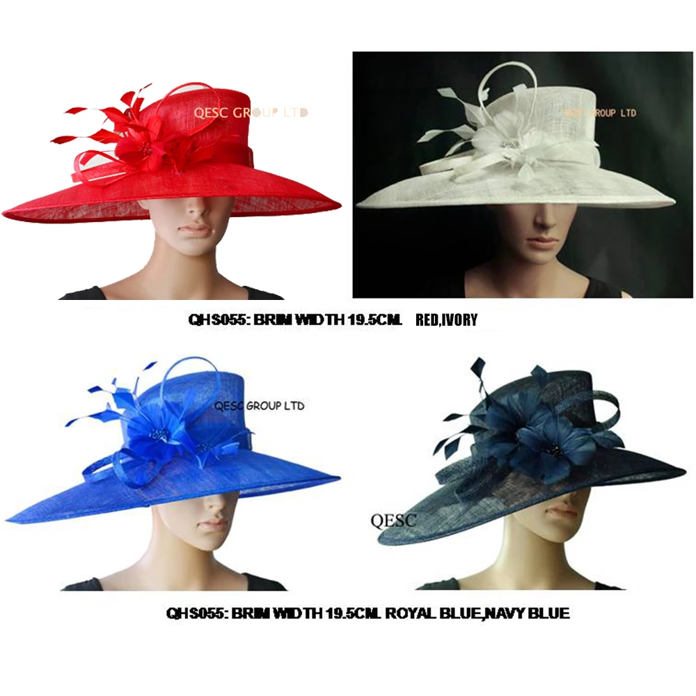 New Wholesale LARGE BRIM dress Sinamay 