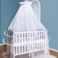 2022 Baby Cradle Bed Mesh Mosquito Net Foldable Summer Baby Arched Mosquitos Net Portable Crib Netting For Infant Babybett Cribs preview-1