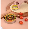 12pcs/set Fruit Cookie Cutter Mold Round Shape Box Design Mini Stainless Steel Mould Biscuit Fondant Cake DIY Decorating Tools preview-4