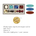 2021 Wax Seal Set Letters A-Z Detachable Stamp Spoon Set Wax Seal Stamp  Wedding Packaging Gifts Postcard Wax Stamp Set