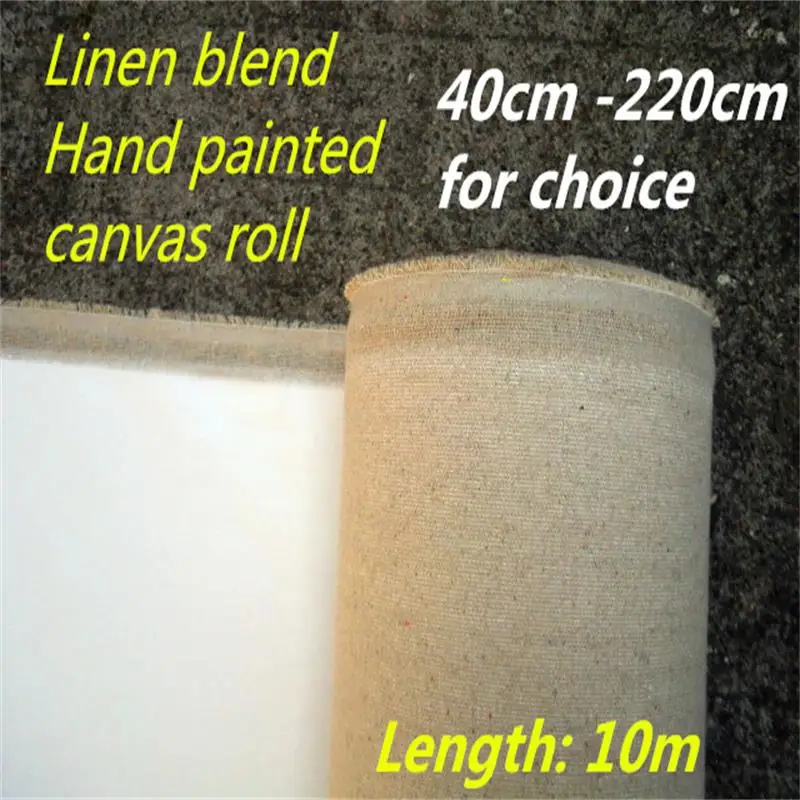 2.2m x 30m size roll Artist professional blank painting canvas wholesale  primed linen canvas - AliExpress